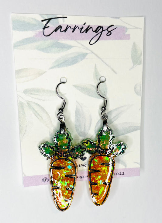 Carrot Earrings