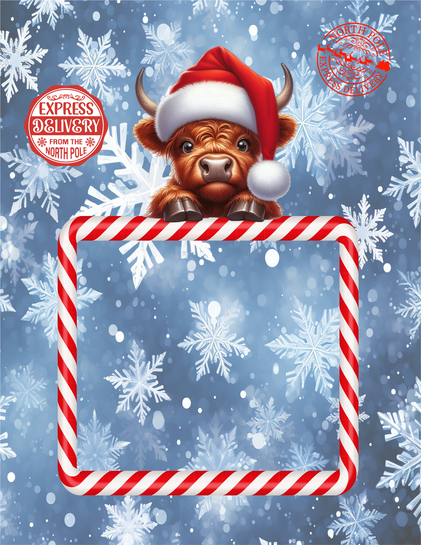 Jumbo Christmas Card Template