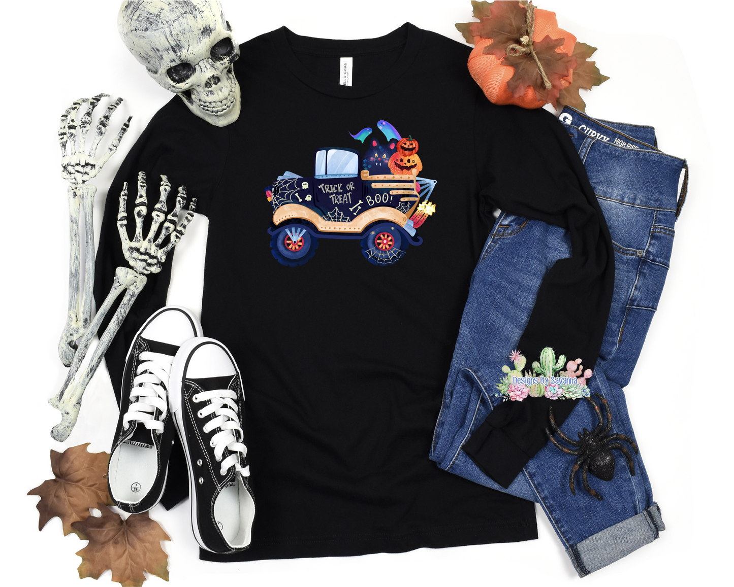 Monster Truck with Halloween Friends