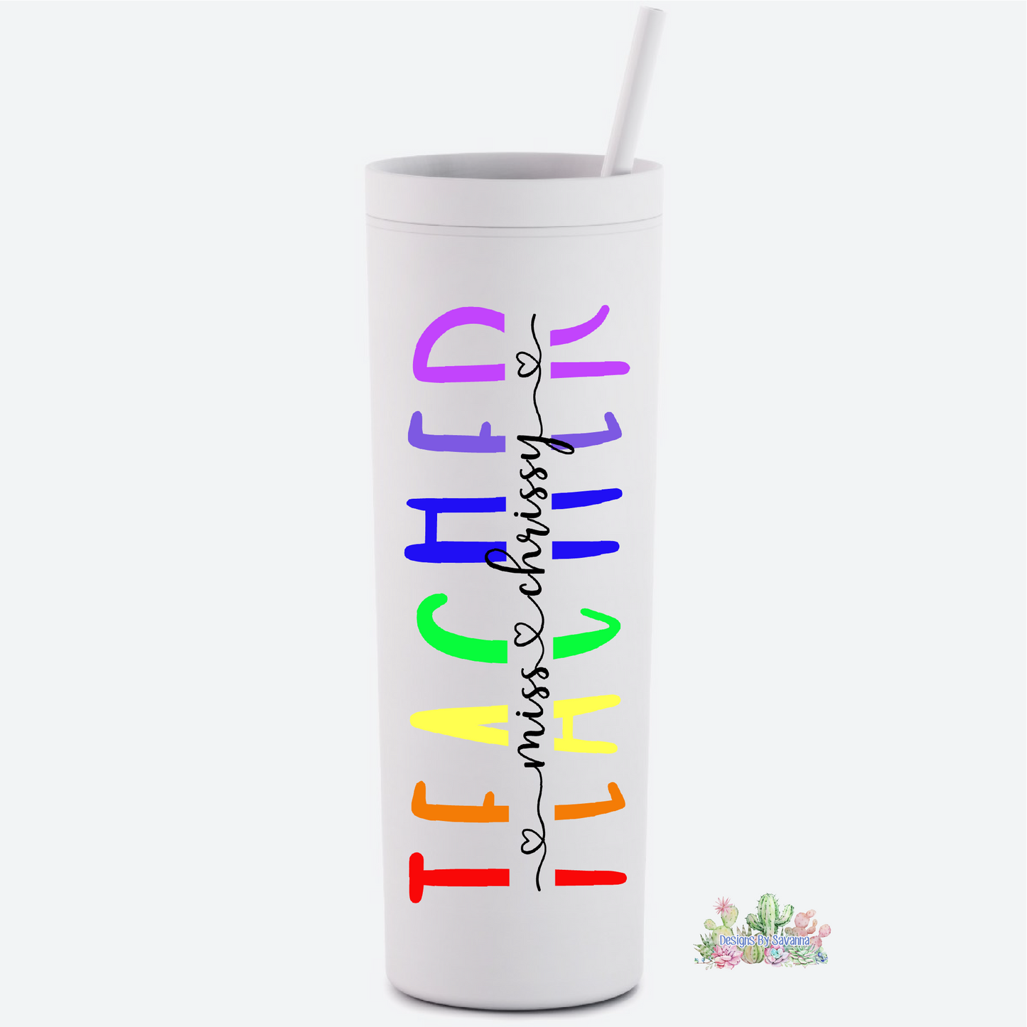 Personalized Teacher Tumbler