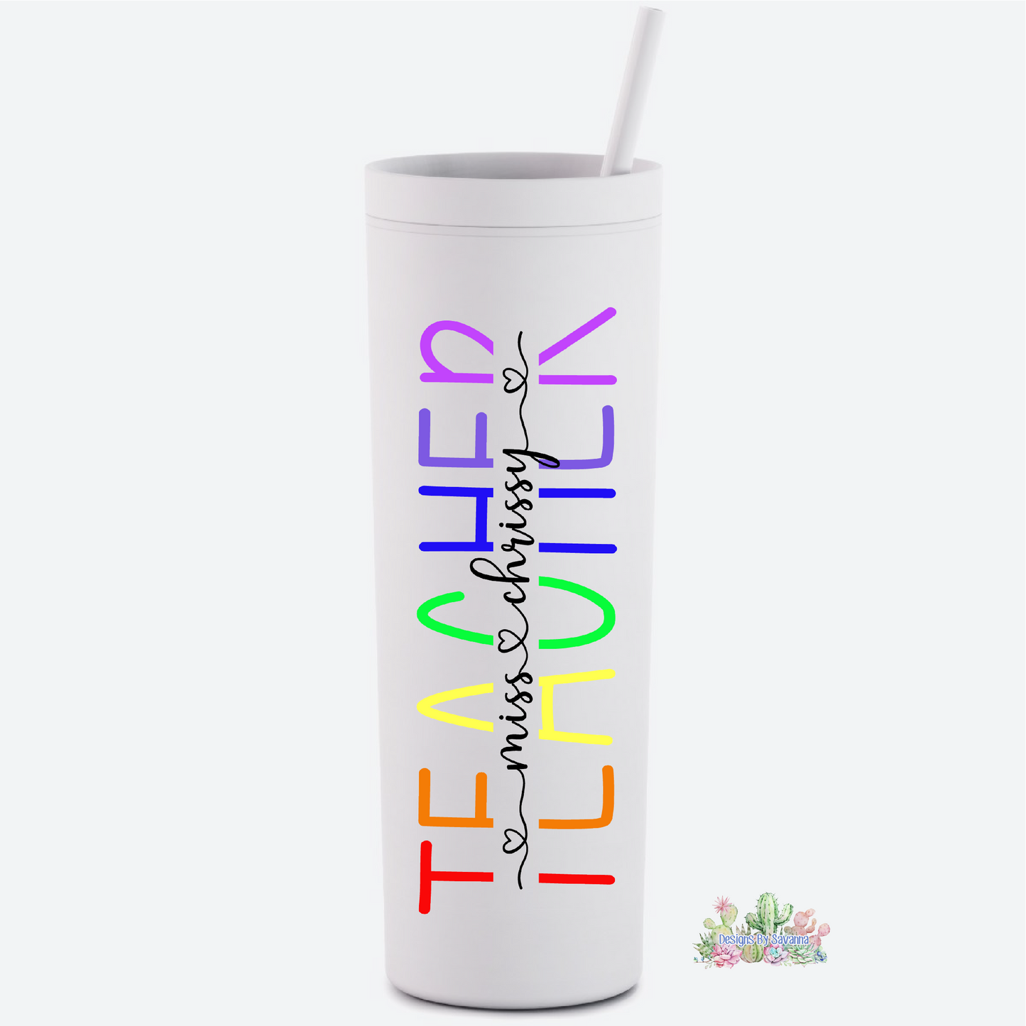 Personalized Teacher Tumbler